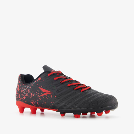 Glide FG kinder voetbalschoenen zwart rood