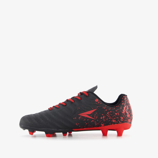 Glide FG kinder voetbalschoenen zwart rood