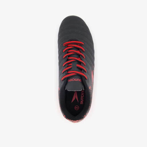 Glide FG kinder voetbalschoenen zwart rood