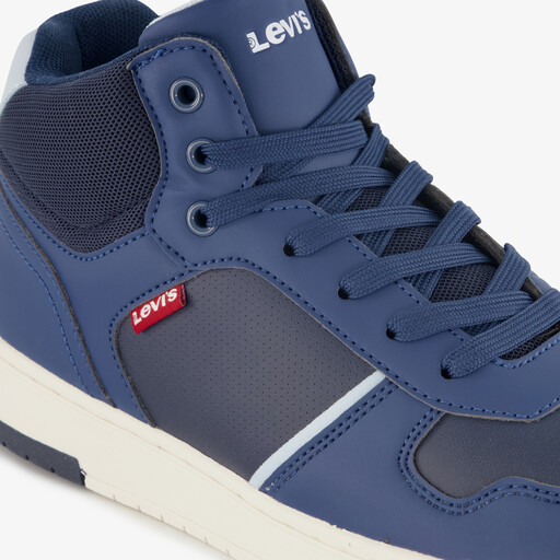 Hoge jongens sneakers blauw