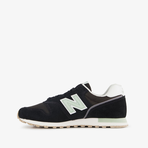 373 dames sneakers zwart mintgroen