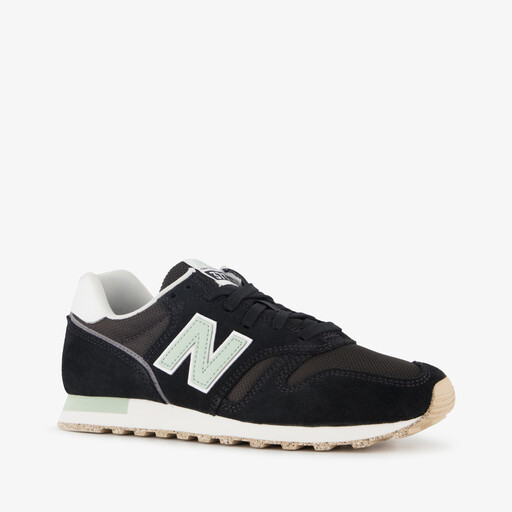 373 dames sneakers zwart mintgroen