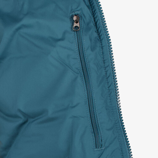 Gewatteerde heren winterjas blauw