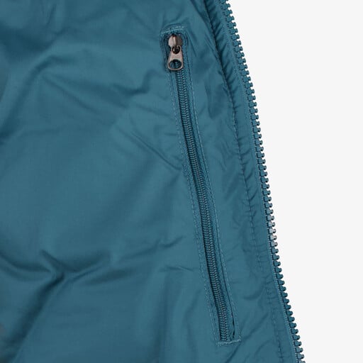 Gewatteerde heren winterjas blauw