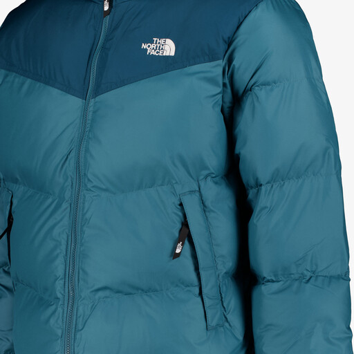 Gewatteerde heren winterjas blauw
