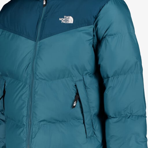 Gewatteerde heren winterjas blauw