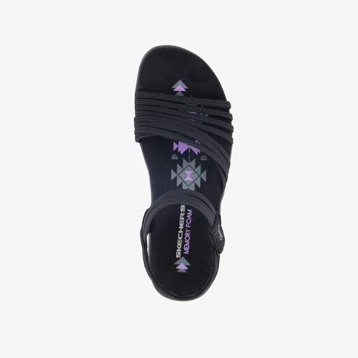 Reggae Slim Coffee dames sandalen zwart