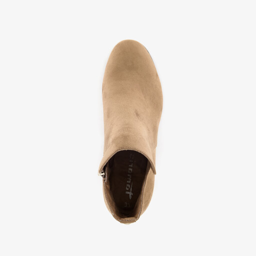 Dames enkellaarsjes beige