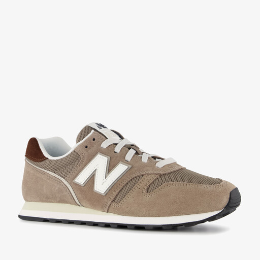 373 leren heren sneakers beige