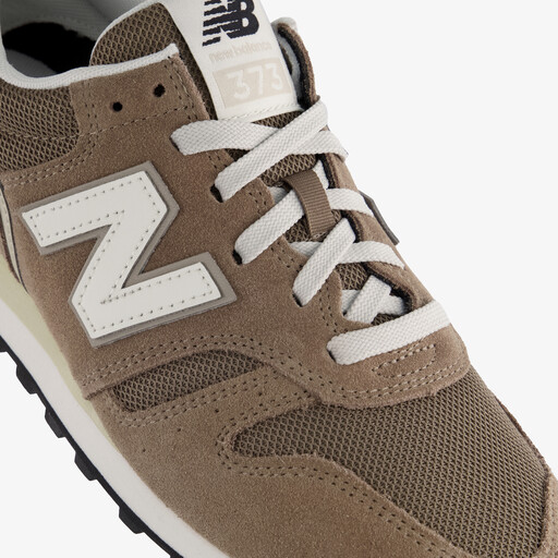 373 leren heren sneakers beige