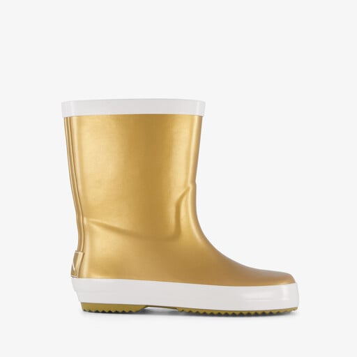 Kinder regenlaarzen goudkleurig