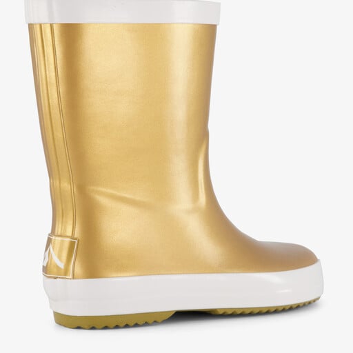 Kinder regenlaarzen goudkleurig