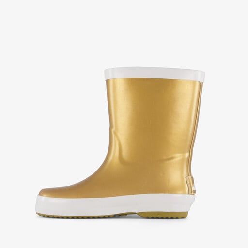 Kinder regenlaarzen goudkleurig