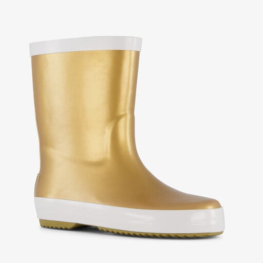 Kinder regenlaarzen goudkleurig