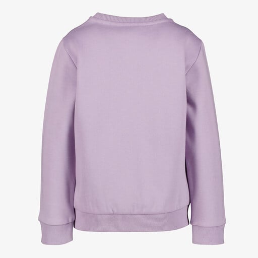 Meisjes sweater met ritsvakje lila