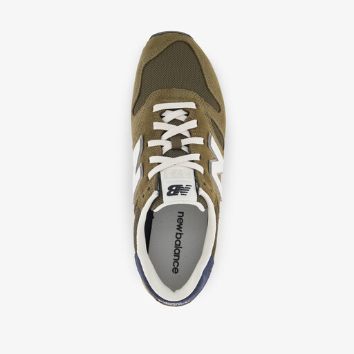 373 leren heren sneakers groen