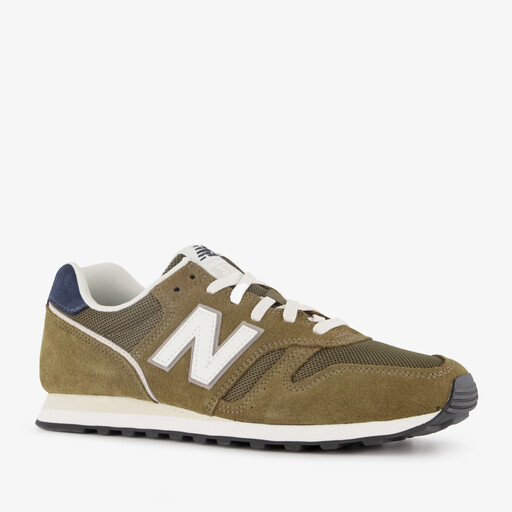 373 leren heren sneakers groen
