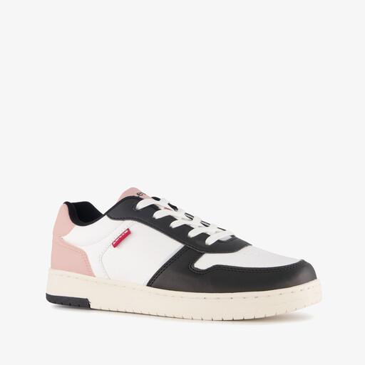 Meisjes sneakers roze zwart