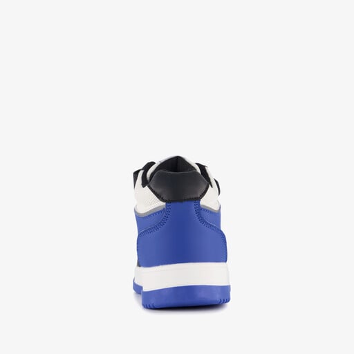 Hoge jongens sneakers blauw wit