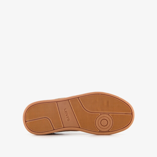 Meisjes sneakers met panterprint bruin