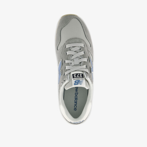 373 suede dames sneakers grijs blauw