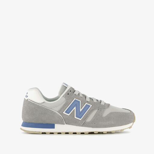 373 suede dames sneakers grijs blauw