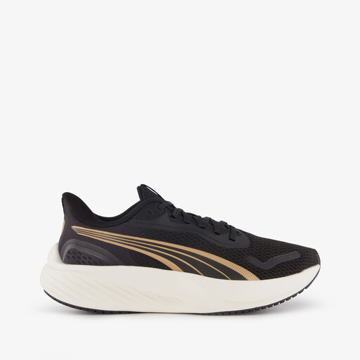 Pounce Lite dames hardloopschoenen zwart goud