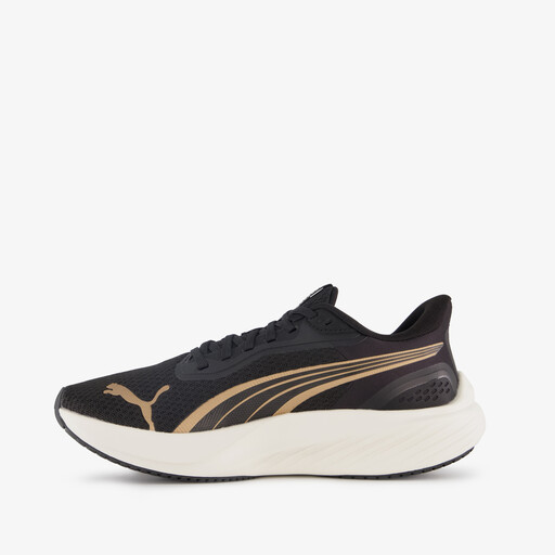 Pounce Lite dames hardloopschoenen zwart goud