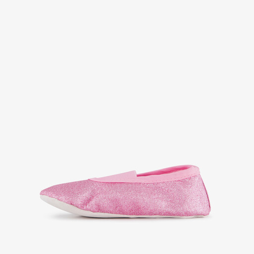 Meisjes balletschoenen met glitters roze