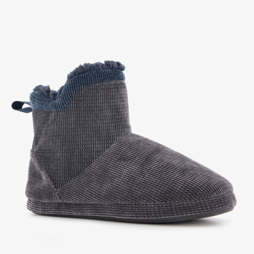 Gevoerde heren sloffen grijs