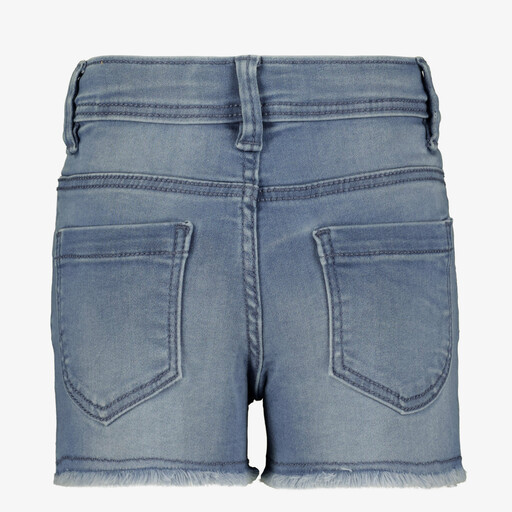 Meisjes denim short medium blauw