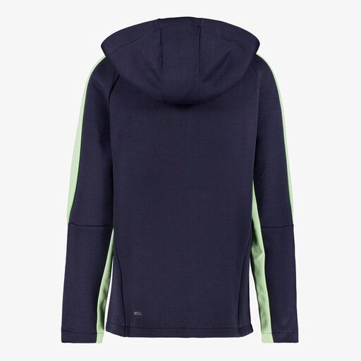 Evostripe Fullzip kinder sweatvest zwart groen