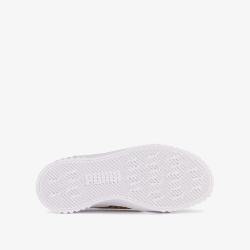 Carina 3.0 meisjes sneakers met panterprint details wit