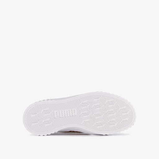 Carina 3.0 meisjes sneakers met panterprint details wit