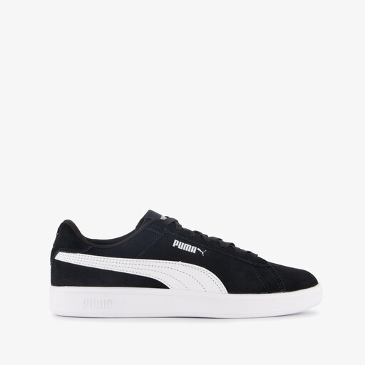 Smash 3.0 leren dames sneakers zwart