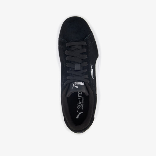 Smash 3.0 leren dames sneakers zwart