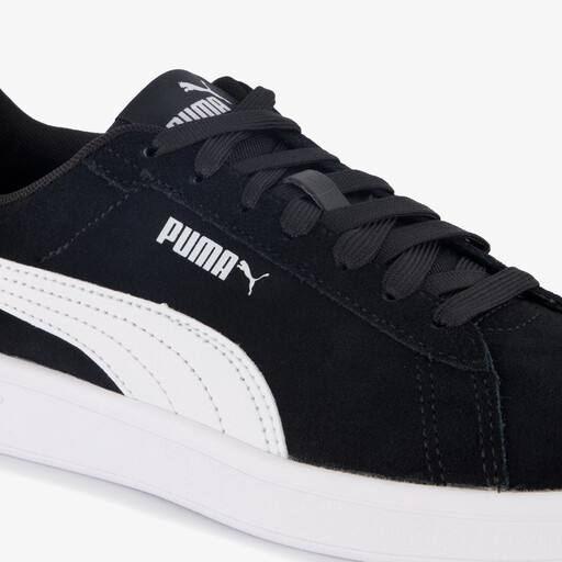 Smash 3.0 leren dames sneakers zwart