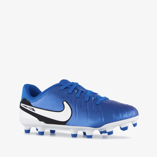 Legend 10 Academy MG kinder voetbalschoenen blauw wit