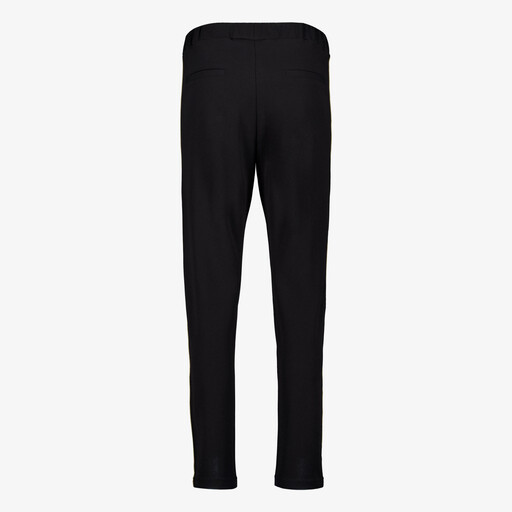 Dames pantalon met strepen zwart