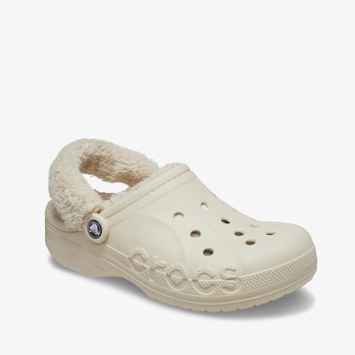 Baya Lined Fuzz Strap dames klompen wit