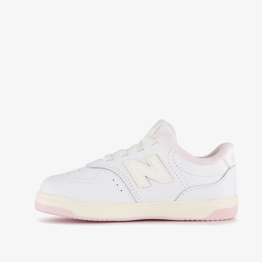 Meisjes sneakers wit pastel