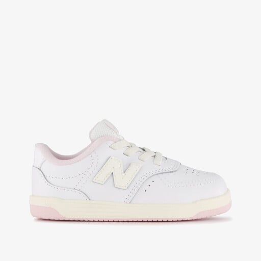 Meisjes sneakers wit pastel