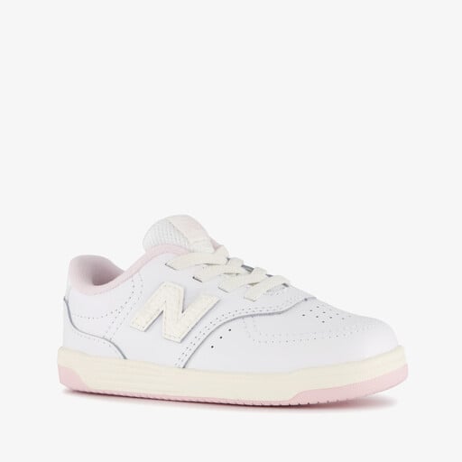 Meisjes sneakers wit pastel