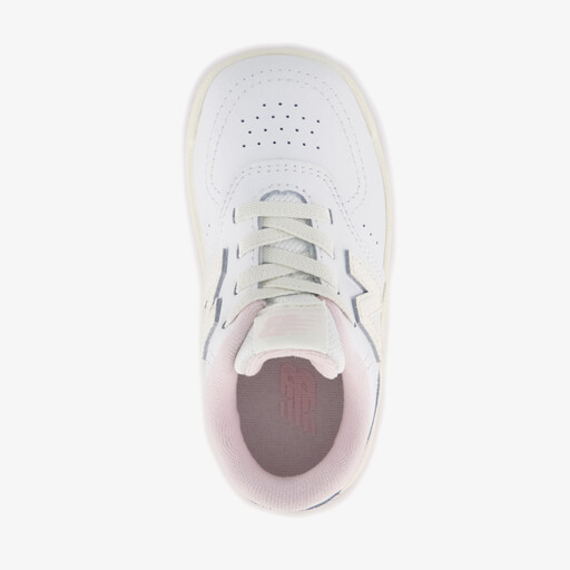 Meisjes sneakers wit pastel