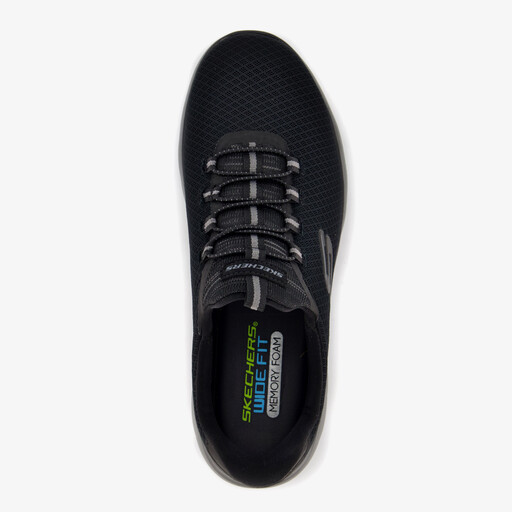 Summits heren sneakers wide fit zwart
