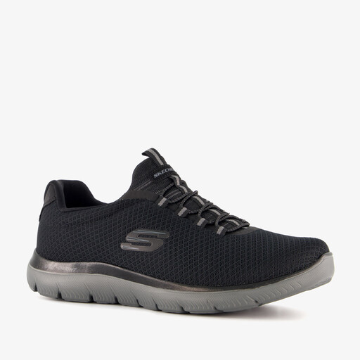 Summits heren sneakers wide fit zwart