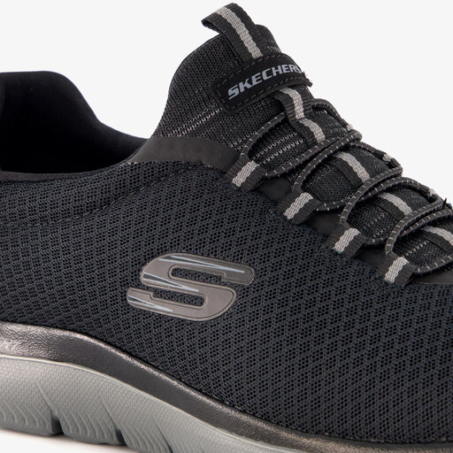Summits heren sneakers wide fit zwart