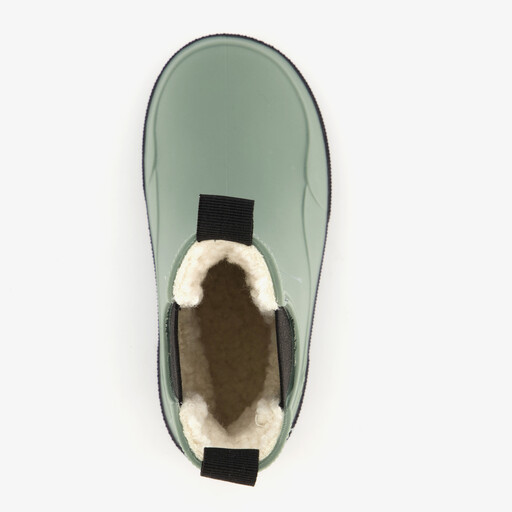 Kinder regenlaarzen gevoerd groen