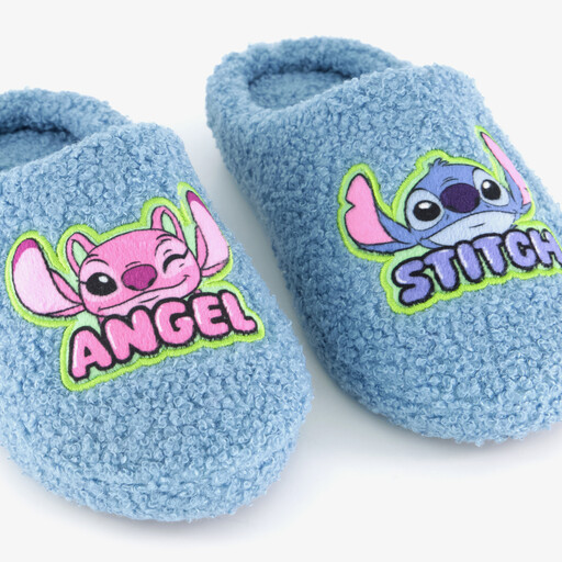 Kinder sloffen met Angel blauw