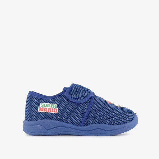 Super Mario kinder pantoffels blauw